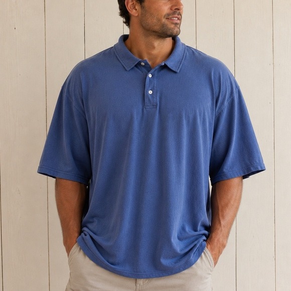 Jachs Other - Jachs New York Polo Shirt Mens Short Sleeve Navy Blue XXL Big And Tall 3X